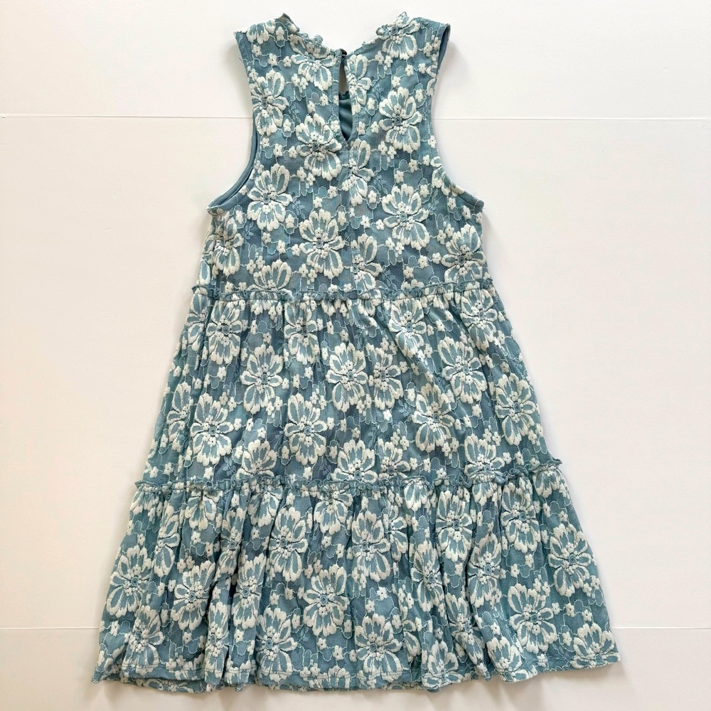 Speechless Women's Juniors' Lace Tiered Babydoll Dress Medium